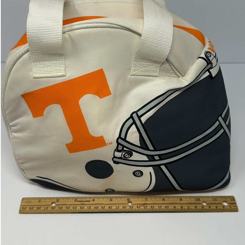 NWT Tennessee Volunteers Insulated Lunch Bag Helmet Graphic Orange White NCAA - Picture 9 of 11
